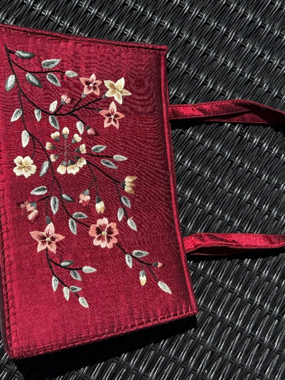 Hand Embroidered Thai Silk
